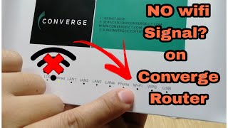 No wifi signal on converge router (solved) | Hoo basics