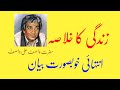 Zindagy ka Khulasa | Zindgai ka Maqsad | Hazrat Wasif Ali Wasif R A | زندگی کا خلاصہ