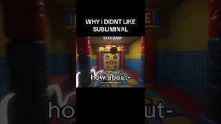 the most disappointing backrooms horror game of the year? #subliminal