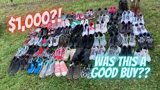 I Paid $1,000 For 60 Pairs Of Shoes | You Wont Believe How Long It Took To Make My Money Back