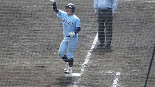 近江高校 大橋大翔 同点打(長崎日大戦/第94回選抜高校野球大会)