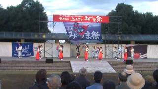 長州青組　2011　YOSAKOIみづま祭　（たまるくん会場）