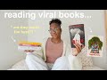 READING VIRAL TIK TOK BOOKS FOR A WEEK ⭐️ are they worth the hype?  (spoiler free reading vlog)