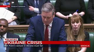 Ukraine: Keir Starmer says Labour supports Boris Johnson's sanctions against Russia