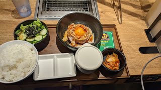 伏見フジビル・焼肉ライク 名古屋伏見店 さん(期間限定 ミニチョレギ＆黄金まぜカルビ 注文) #愛知県 #名古屋市中区 #焼肉屋