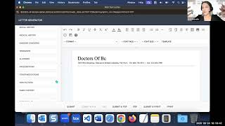 EMR Skill Building - OSCAR Templates: Rich Text Editor/ Letter Generator