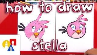 How To Draw Stella From Angry Birds