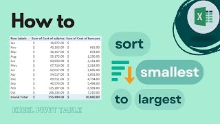 Excel Pivot Table: How To Sort Smallest to Largest