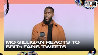 Mo Gilligan reacts to BRITs fans tweets | The BRIT Awards 2023