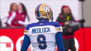 Winnipeg Blue Bombers Justin Medlock Highlights