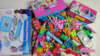 Ultimate Hot Toy Collection 🤩 | geometry box snacks | Doraemon Snacks | makeup box snacks | free toy
