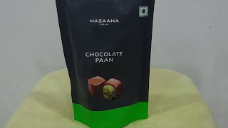 Chocolate paan🍫🍃🧆😋 || chocolate paan unboxing \u0026 review || #shorts #youtubeshorts  #viralvideo