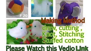 Watch this video (free Teddy cutting pattern)