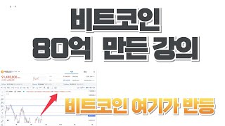 비트코인 80억을 벌게 해준 매매법