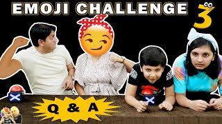 EMOJI CHALLENGE 3 | Funny Family Challenge | Aayu and Pihu Show