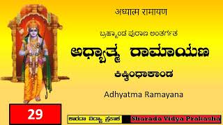 Adhyathma Ramayana - 29 | ಅಧ್ಯಾತ್ಮ ರಾಮಾಯಣ | ಬ್ರಹ್ಮಾಂಡ ಪುರಾಣ | ಉತ್ತರಖಂಡ | ಕಿಷ್ಕಿಂಧಾಕಾಂಡ | ಸರ್ಗ – ೨