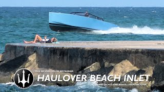 Dutch yacht's at Haulover Beach Inlet - Vandutch and Dutch Craft Spotted. Yachtspotter 4K