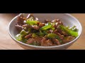 满分家常菜「青椒炒肉丝」一分钟学会制作 shredded pork with green peppers