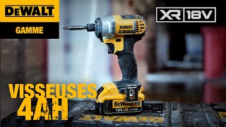 DEWALT® France | Découvrez la gamme de visseuses sans fil DEWALT XR18V 4aH