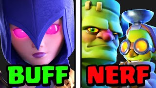 The Biggest Clash Royale Balance Changes EVER