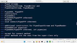 Piped io streams in Java