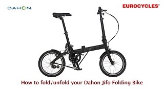 How to Fold/Unfold your Dahon Jifo Folding Bike