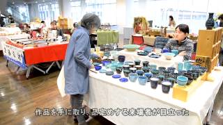 手作りの千点並ぶ、秋田市で工芸品まつり