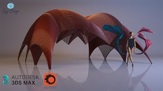 Parametric Pavilion Design (Modeling + Animation) 3DsMax + Lumion 11