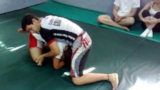 (לוטה ליברה MMA באר שבע) - turtle position to triangle to oma plata