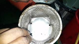 Oil separator servicing