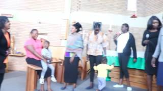 VGC Choir on Saturday, Akol on Drums, Pastor Khalil on Guitar, Santo on Keyboard