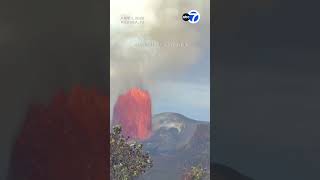 Rainbow appears during record-breaking Kilauea eruption | #Shorts