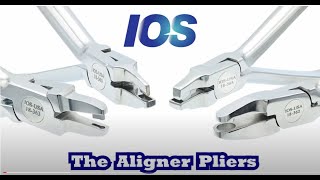 IOS Clear aligner pliers: The Hole punch plier, Tear drop plier, Vertical plier and Horizontal plier