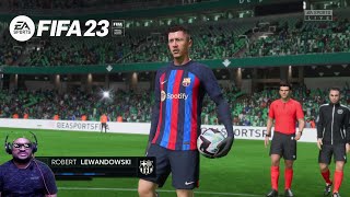Real Betis vs Barcelona | Spanish Supercopa 2022/23 | FIFA 23 Gameplay