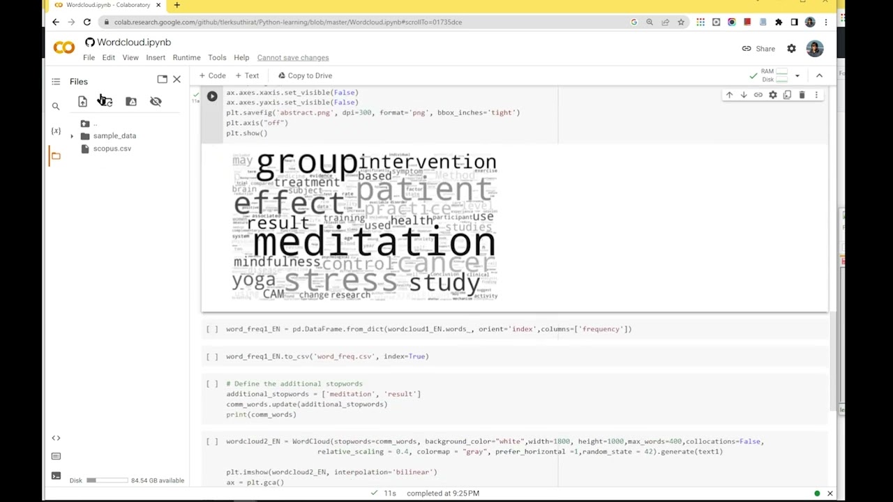 How To Visualize Word Frequency Using A Word Cloud In Python #python # ...