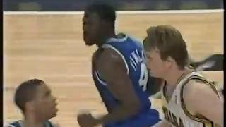 Finley`s Dunk \u0026 Game Winning 3-PT @ IND (1998)