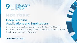 Hot Topic: Deep Learning – Applications and Implications | September 20