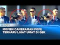 Momen Cameraman Paus Fransiskus Terharu Melihat Antusias Umat di GBK