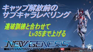 【PSO2NGS】レベルキャップ解放前のサブキャラレベリング【ship10】