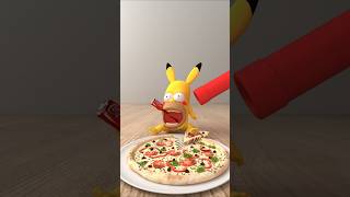 Pizza  #animation #funny #memes #cocoti #homerchu #simpson #Pikachu