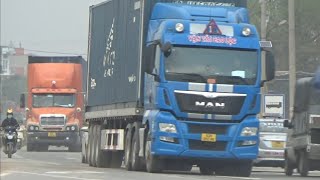 CONTAINER TRUCK | xe container nhiều màu sắc, xe tải, xe đầu kéo ❤ có nhạc