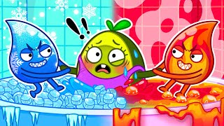 🛁 Hot or Cold Bath Is the Best for Baby Avocado?🧊🔥 || Funny Stories for Kids by Pit & Penny 🥑✨