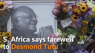 South Africa says farewell to Desmond Tutu