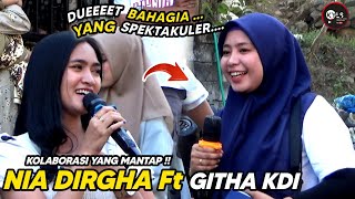Duet Bahagia Yang Pertama Kali NIA DIRGHA ft GHITA KDI | Pecah 1000 | Dangdut Jalanan Irama Dopang