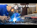 Building a Fast & Furious Eclipse! Ep.7 - Sunroof Removal and Welding!