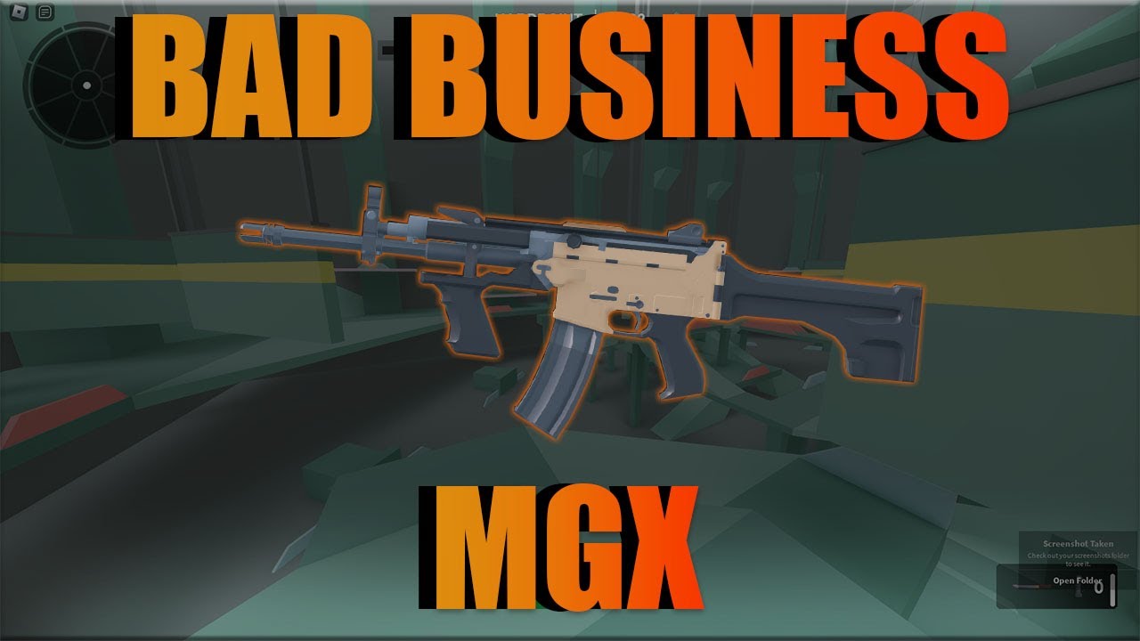 ROBLOX BAD BUSINESS BEST SETUP FOR THE NEW MGX - YouTube