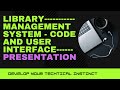 #Library management system using OPPS in #Python, code, user interface # Edison Acha A.