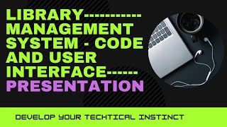 #Library management system using OPPS in #Python, code, user interface # Edison Acha A.