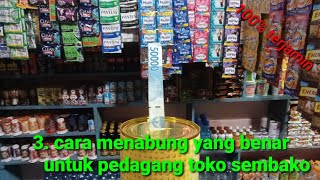 3 cara menabung yang benar, untuk pedagang toko sembako..