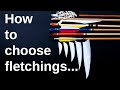 How to choose archery feathers and fletchings for longbow arrows